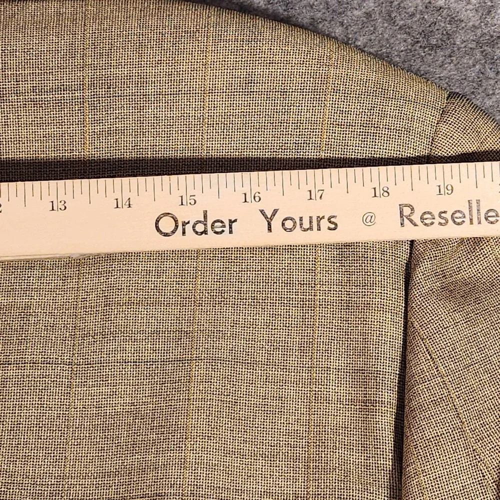 Ermenegildo‎ Zegna Blazer Mens 48L Tan Wool Taglio Esclusivo High Performance